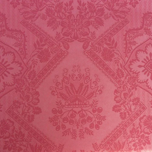 P1650181 High End Wallpaper 5y Single Roll Scalamandre Lace Damask Wallpaper Red Pink Coral Renaissance Flower MSRP USD 104/Single Roll