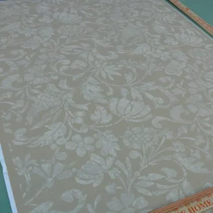 P1650236 High End Wallpaper Scalamandre Tamira Fresco Crewel Sunflower Grapes Rose Artichoke Tan MSRP USD 88/single Roll Old World Weavers