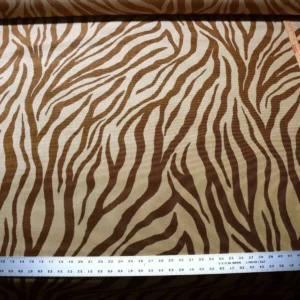 P1660340 Beacon Hill Mumbai Silk Vevet Copper Zebra Tiger Brown Gold Animal Skin Heavy MSRP USD 663.76/y