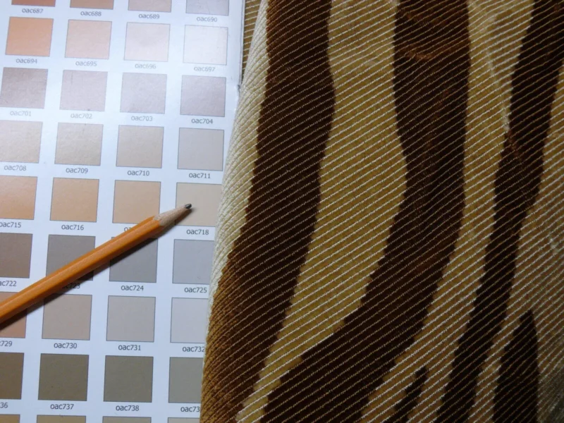 P1660351 Beacon Hill Mumbai Silk Vevet Copper Zebra Tiger Brown Gold Animal Skin Heavy MSRP USD 663.76/y