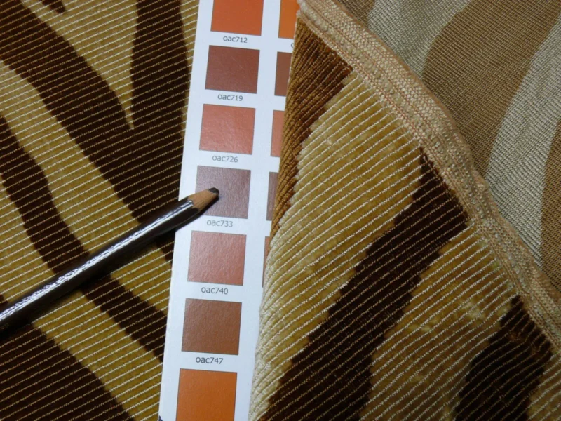 P1660352 Beacon Hill Mumbai Silk Vevet Copper Zebra Tiger Brown Gold Animal Skin Heavy MSRP USD 663.76/y