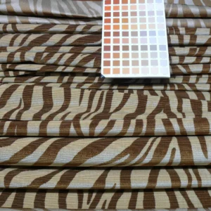 P1660359 Beacon Hill Mumbai Silk Vevet Copper Zebra Tiger Brown Gold Animal Skin Heavy MSRP USD 663.76/y