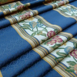 Scalamandre Renaissance Hardy Damask Beiges On Crème White Cotton Viscose French Court MSRP USD 218/Y