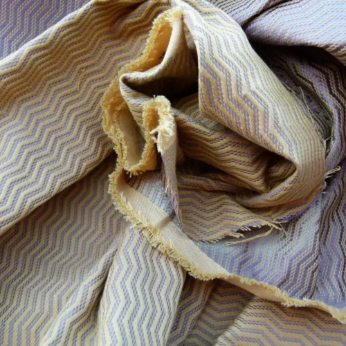 P1030572 Scalamandre Montes Chevron Grey Watkins Golden Plum Silk Texture (reversible) MSRP USD 164/Y