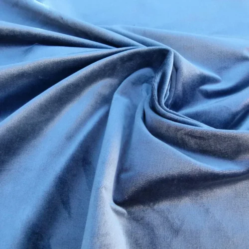 P1040591 By Yard Scalamandre Canale Saphir Blue Sapphire Silk Velvet! MSRP USD 1432/Y Fr France Old World Weavers
