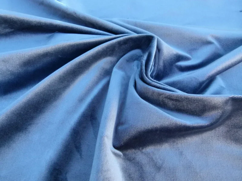 By Yard Scalamandre Canale Saphir Blue Sapphire Silk Velvet! MSRP USD 1432/Y Fr France Old World Weavers