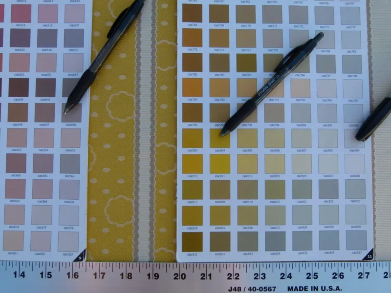 P1040666 By Yard Scalamandre Reveillon Rigato Giallo Gold Silk Jacquard Colony From Italy MSRP USD 405/Y