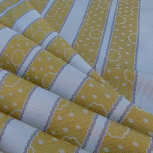 P1040669 By Yard Scalamandre Reveillon Rigato Giallo Gold Silk Jacquard Colony From Italy MSRP USD 405/Y