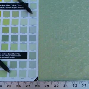 P1040698 By Yard Scalamandre Reveillon Unito Verde Green Silk Jacquard From Italy Colony MSRP USD 405/Y