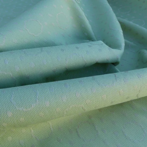 P1040701 By Yard Scalamandre Reveillon Unito Verde Green Silk Jacquard From Italy Colony MSRP USD 405/Y