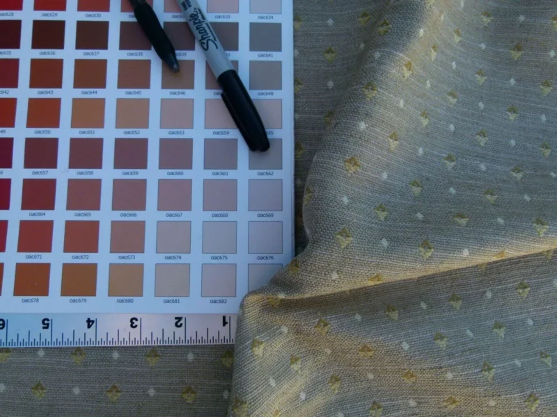 P1040860 By Yard Scalamandre Pomponia Diamond Dot Gold Beige Thick Viscose Old World Weavers MSRP USD 200/Y