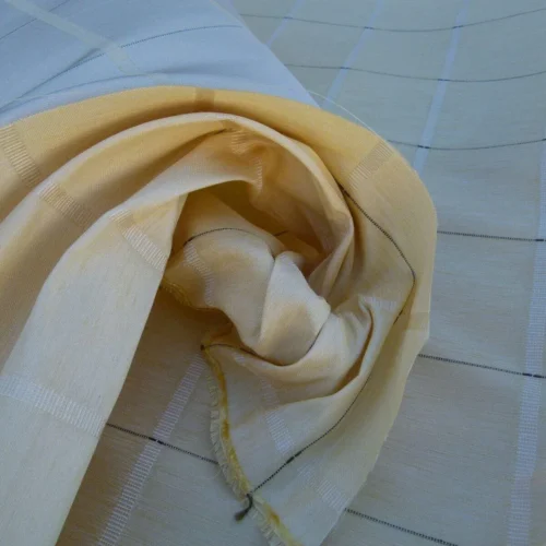 P1040901 Scalamandre Jackson Square Cream Watkins Silk Linen Plaid MSRP USD 112/Y