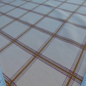 Scalamandre Rhumba Fonthill Tangerine/brown Heavy Wool Cotton Plaid Old World Weavers MSRP USD 264/Y