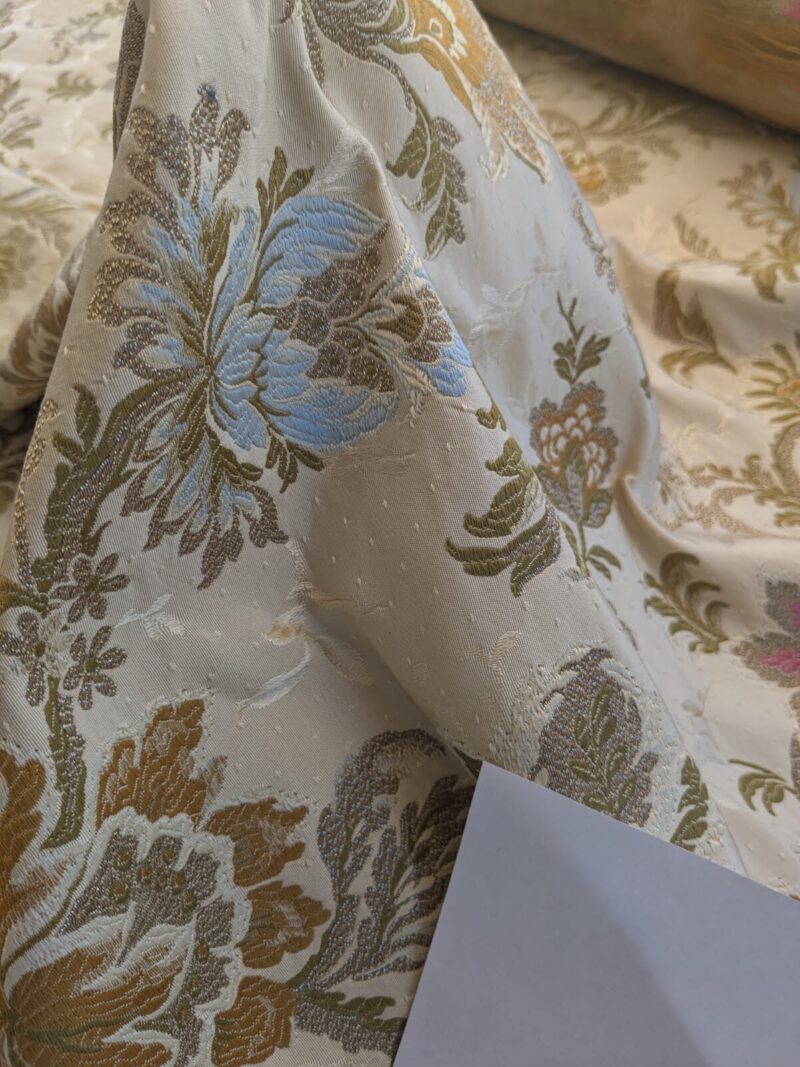 WhatsApp Image 2024-09-27 at 02.22.24_5728f685 By Yd Scalamandre Old World Weavers Allegra Lampas II Candlelight Silk Oww Heavy MSRP USD 796/Y!