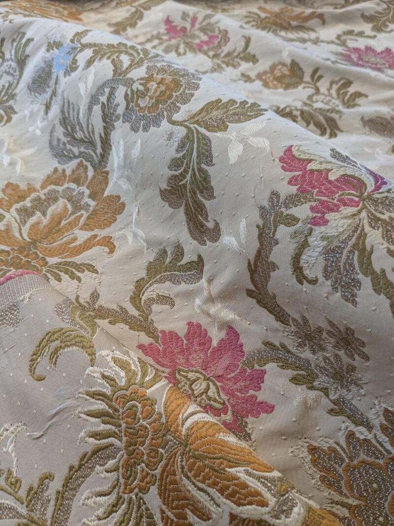WhatsApp Image 2024-09-27 at 02.22.24_efff2ed0 By Yd Scalamandre Old World Weavers Allegra Lampas II Candlelight Silk Oww Heavy MSRP USD 796/Y!