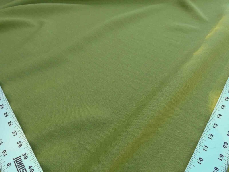 P1050344 Scalamandre Isi Verde Oliva Olive Green 100% Linen MSRP USD 138/yd Old World Weavers