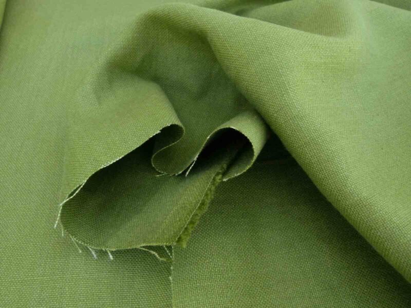 P1050348 Scalamandre Isi Verde Oliva Olive Green 100% Linen MSRP USD 138/yd Old World Weavers