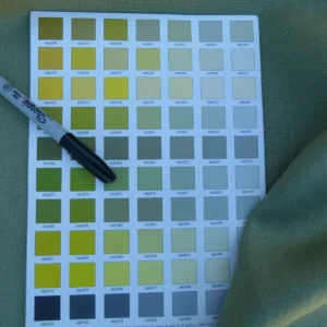 P1050420 Scalamandre Isi Verde  Green 100% Linen MSRP USD 138/yd Old World Weavers