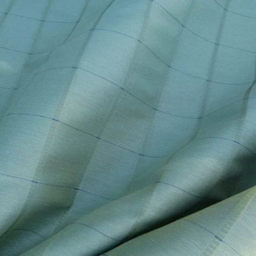 P1050542 Scalamandre Jackson Square Pine Green Watkins Silk Linen Plaid MSRP USD 112/Y 41"wide