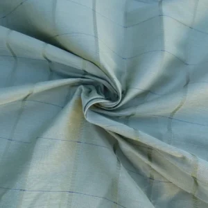 P1050543 Scalamandre Jackson Square Pine Green Watkins Silk Linen Plaid MSRP USD 112/Y 41"wide