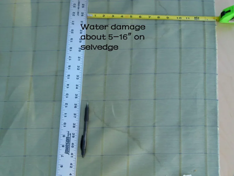 P1050545 Scalamandre Jackson Square Pine Green Watkins Silk Linen Plaid MSRP USD 112/Y 41"wide