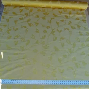 P1050774 By Yard Scalamandre Grey Watkins Maharajah Citron Yellow Lemon Silk Linen Damask Reversible MSRP USD 348/Y