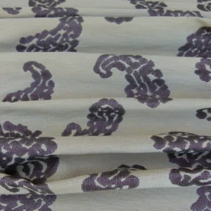 P1050929 Scalamandre Katmandu Marrone Brown Chocolate Hazelnut Gold Silk Lampas Paisley MSRP USD 364