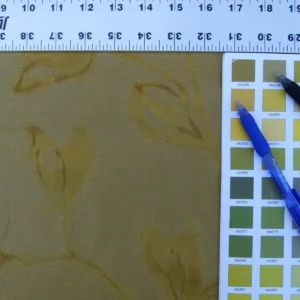 P1060011 By Yard Scalamandre Grey Watkins Maharajah Antique Gold Yellow Silk Linen Damask Reversible MSRP USD 348/Y