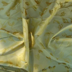 P1060013 By Yard Scalamandre Grey Watkins Maharajah Antique Gold Yellow Silk Linen Damask Reversible MSRP USD 348/Y