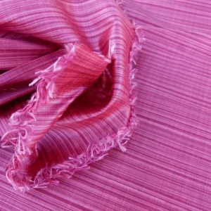 P1060086 17 EV27 2.1yd x 48"wide Scalamandre GRANVILLE STRIPE GINGER Silk Stripe Pink Gold