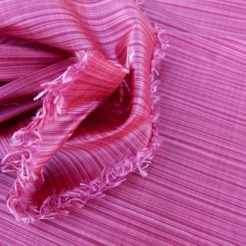 P1060086 by yard Scalamandre Powers Court Geranium Red Crimson Silk Taffeta Strie MSRP USD 342/Y