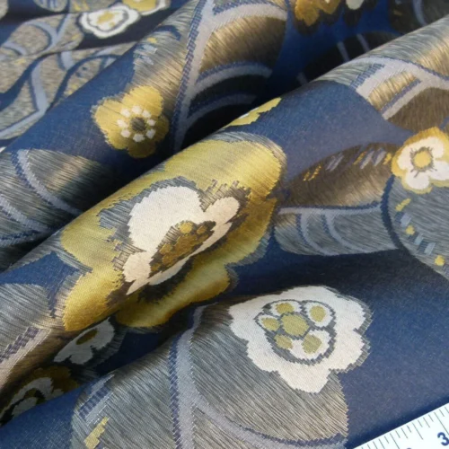 P1060133 By Yd Scalamandre S.S. Seacloud Grey Watkins Black Gold Heavy Flower MSRP USD 440Y