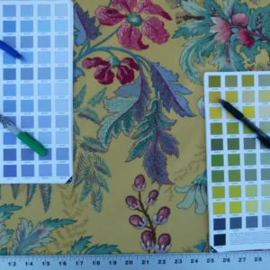 P1060250 Bty Scalamandre Manon Multi/yellow Green Red Pink Blue Wild Tropical Floral Opera MSRP USD 244/Y