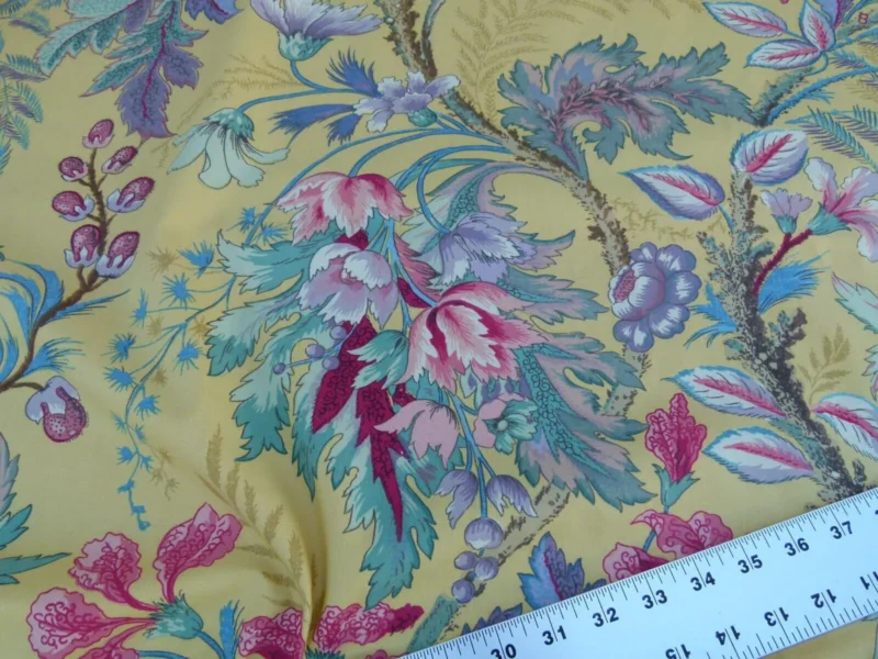 P1060253 Bty Scalamandre Manon Multi/yellow Green Red Pink Blue Wild Tropical Floral Opera MSRP USD 244/Y