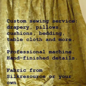 P1410339C Sewing Only: Custom Sewing & Design--- Drapery Panels With Lining & interlining