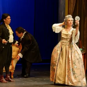 Review-MANON-LESCAUT-at-Winter-Opera-1705686426 Bty Scalamandre Manon Multi/yellow Green Red Pink Blue Wild Tropical Floral Opera MSRP USD 244/Y