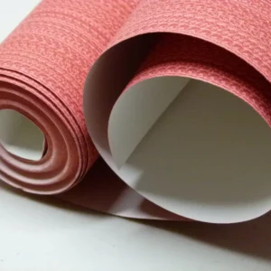 P1060776 Aria Strie Grenadine Red Wallpaper Scalamandre 5 Yards Single Roll MSRP USD 126/single Roll