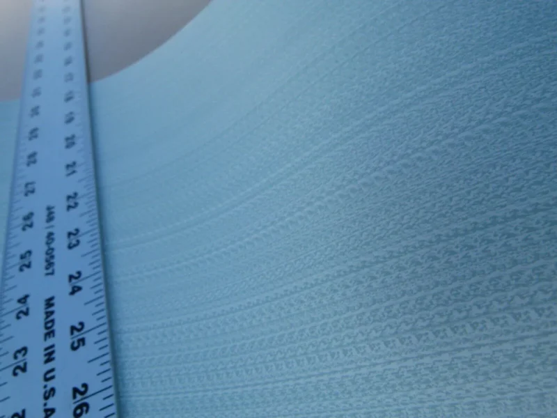 P1060845 Aria Strie Aquamarine Pale Blue Wallpaper Scalamandre 5 Yards Single Roll MSRP USD 126/single Roll