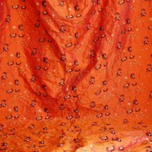 s-l1600 - 2022-04-19T145919.070 By Yard 100%silk Embroidery Saffron Burgundy Red Fluer #622A