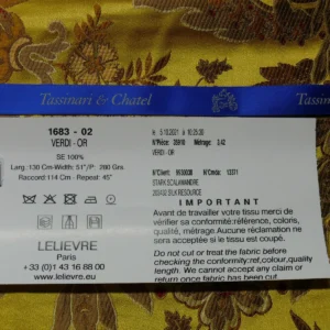 s-l1600 (97) 2.5y Scalamandre Verdi Lampas Or Gold Silk Stunning MSRP USD 3012 Special Order