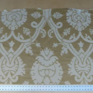 P1090052 ** On hold 3y Coraggio Silk Heavy Brocade Artichoke Renaissance Crimson Red Gold B17-20