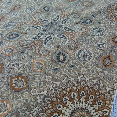 P1090421 Scalamandre Bessarabia Grey Watkins Taupe Arabic Brocade Old World Weavers MSRP USD 264/Y