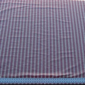 by yard Scalamandre Helsey Rose Red Pink Linen Silk Iridescent Stripe MSRP USD 296/Y