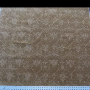 P1090544 Scalamandre Pennsbury Caramel Warm Brown Cut Linen Velvet Renaissance MSRP USD 504/Y