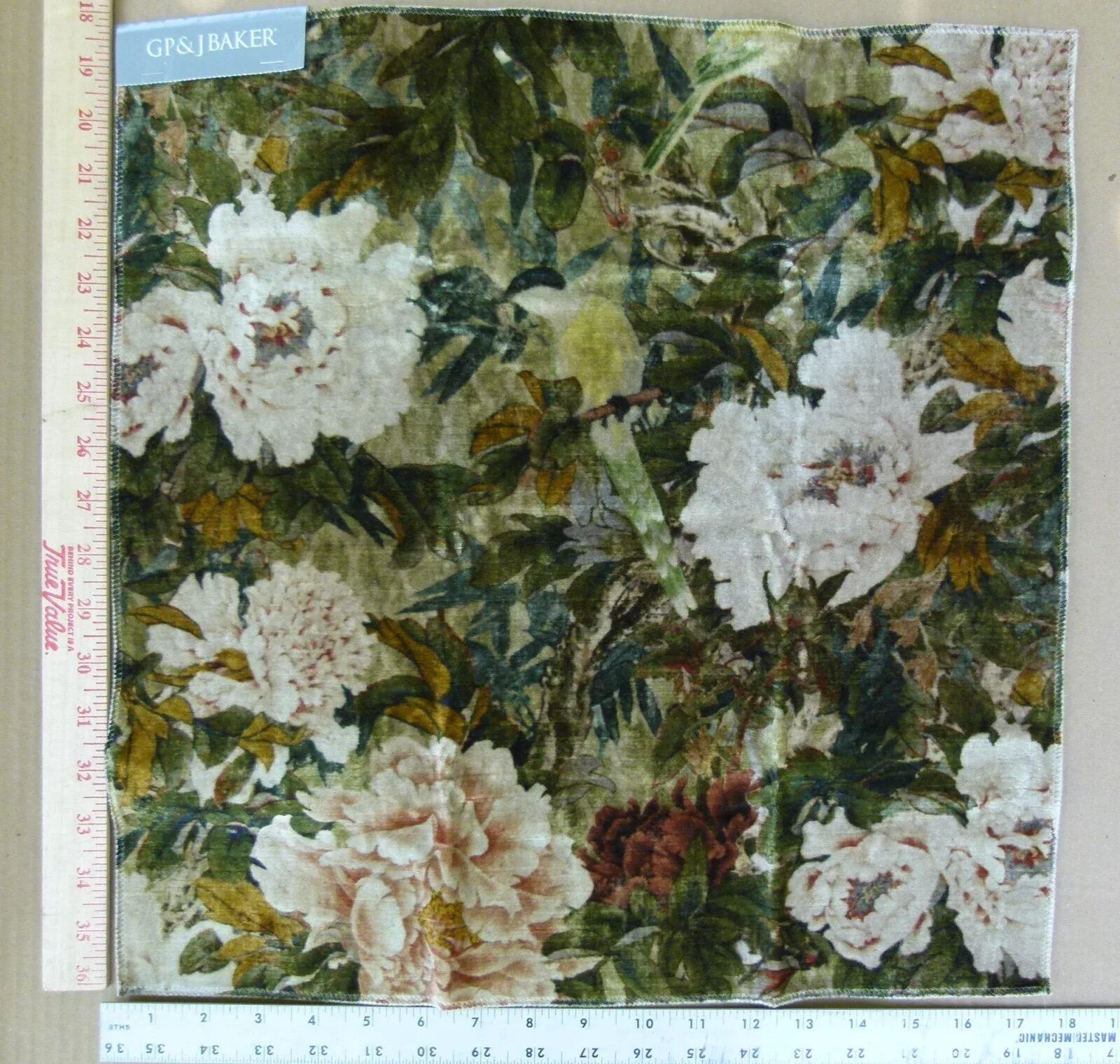 0.77y Lee Jofa Gp&j Baker Peplow Trail Sand 100%cotton MSRP USD 198Y