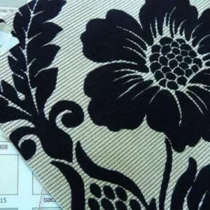 Scalamandre Aspide II Black & Gold  Damask MSRP USD 628/y