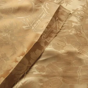 DSCF3029.jpg 100%silk Damask Oriental Toile Lite Gold Chinoiserie Music
