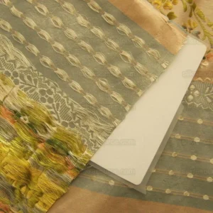 DSCF3839 100% Silk  Chambord Silk Lisere Blue Pink Stripe