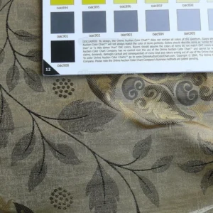 P1020481 S Harris "tobago" Silk Lampas Antique Gold Art Deco MSRP USD 188+/Y