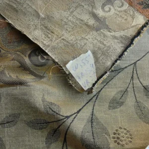 P1020483 S Harris "tobago" Silk Lampas Antique Gold Art Deco MSRP USD 188+/Y